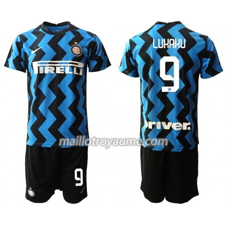 Tenue Enfant Inter Milan Romelu Lukaku 9 Domicile 2020-2021 (+ Short) Tenue Enfant Inter Milan Romelu Lukaku 9 Domicile 2020-2021 (+ Short)
